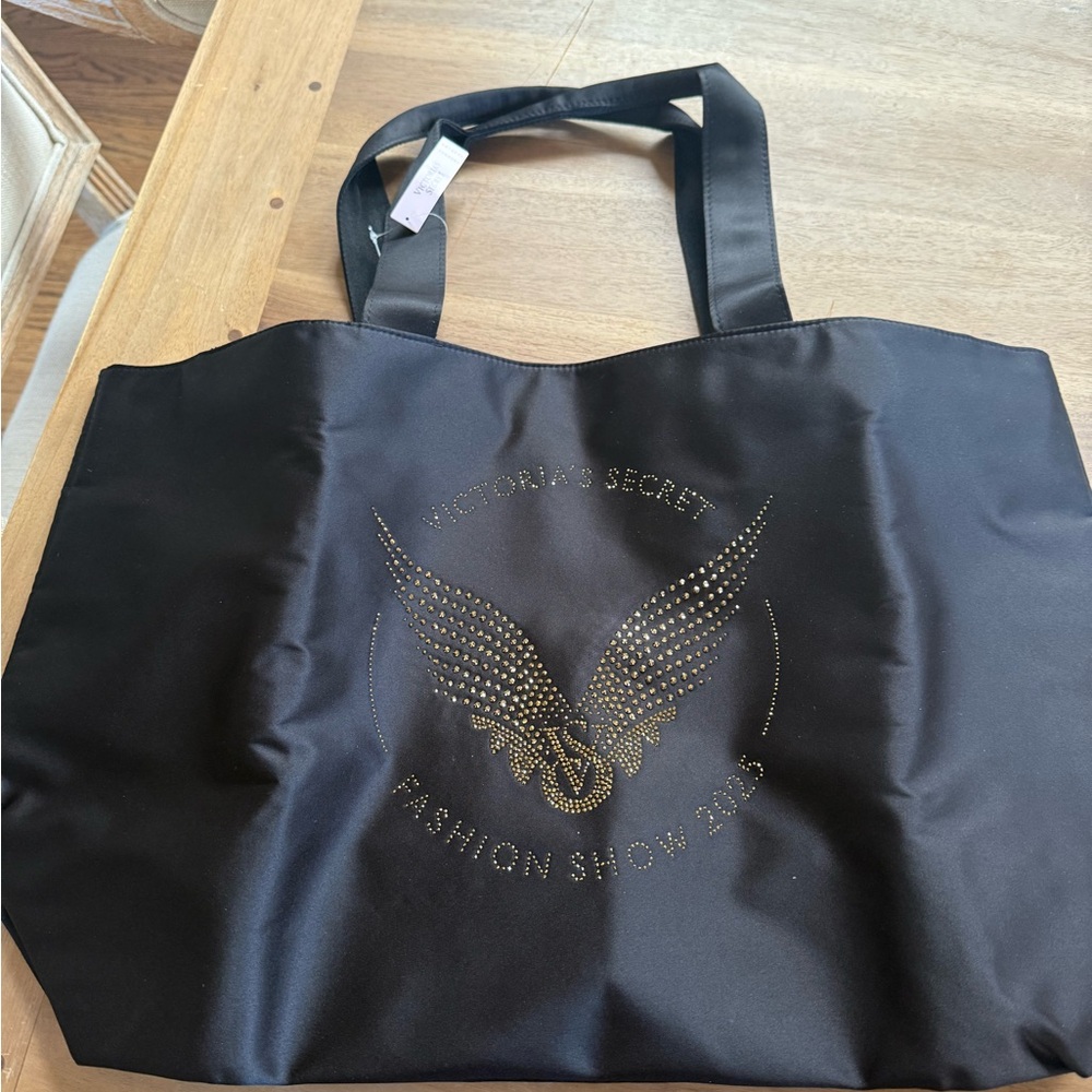 Victoria's Secret Black and Gold Fashion Show Tote